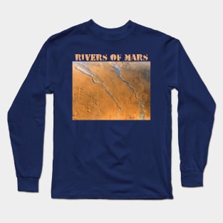 Rivers of Mars Print Long Sleeve T-Shirt